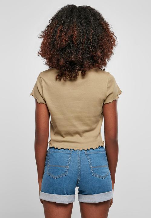 Immagine prodotto Urban Classics Maglietta da donna a costine con bottoni - 12114 (XXL)