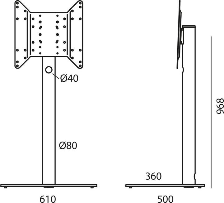 Produktbild just-racks by Spectral Tv600 (Universal, 55", 30 kg)