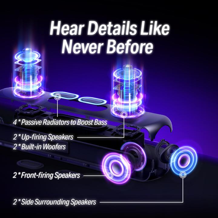 Produktbild OXS Thunder Pro Gaming Soundbar 5.1.2 Dolby Atmos Sound System (180 W, 5.1.2 Kanal)