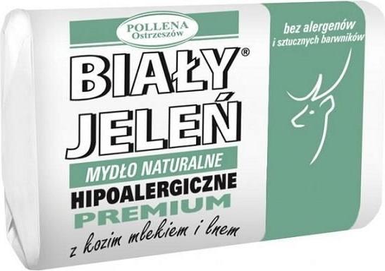 Produktbild Biały Jeleń White Deer - Hypoallergenic Premium Natural Soap Goat'S Milk & Linen 100G (Hartseife)