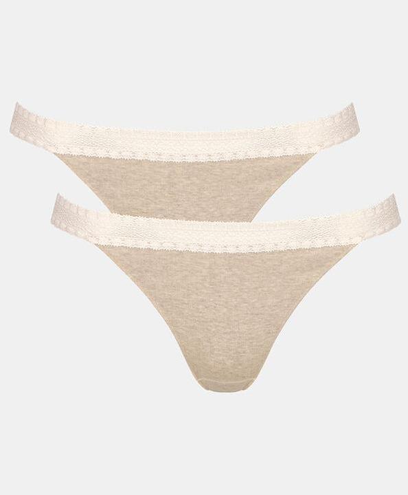 Image du produit Sloggi Go Ribbed Tanga (L, lot de 2)