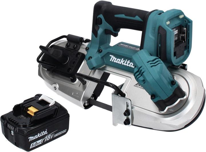 Actual product image Makita DPB 183 T1 Battery band saw 18 V 66 mm Brushless + 1x battery 5.0 Ah - without charger