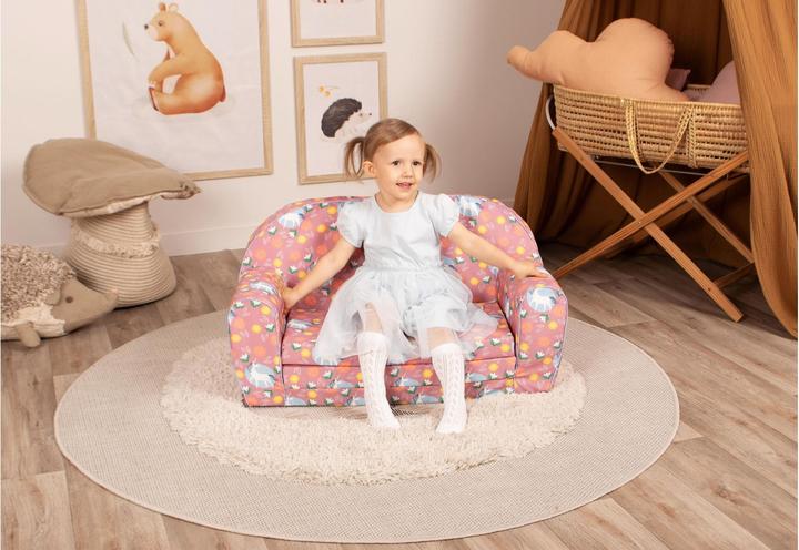 Image du produit Knorrtoys Canapé pour enfants - "Licorne rose (Canapé pour enfants)