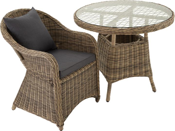 Image du produit tectake Chaise Fauteuil de jardin