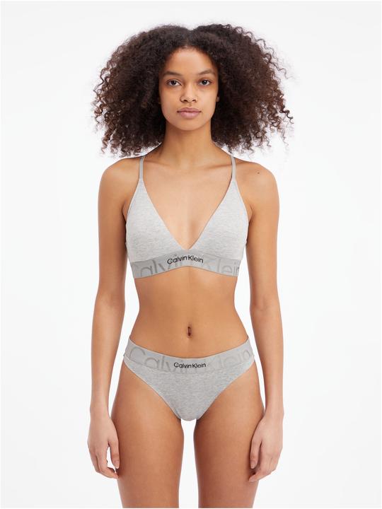 Produktbild Calvin Klein Damen Thong Tangahöschen, Grey Heather, S (S)
