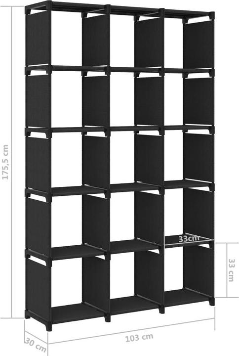 Immagine prodotto VidaXL Standregal (103 x 30 x 175,5 cm)