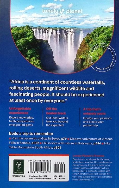 Image du produit Africa (Anglais, La planète solitaire, 2024)