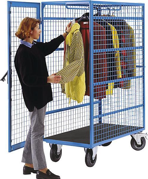 Image du produit eurokraft pro Chariot à plateaux grillagés (500 kg)