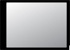 Actual product image Larmor LCD protective cover GGS GEN5 for Sony a7 II (0.30 mm)