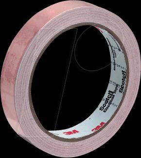 Image du produit 3M PRODUITS ÉLECTRO KB 1181 25MM - Bande de cuivre, lisse, 25 mm x 16,5 m (1181 25MMX16. (25 mm)