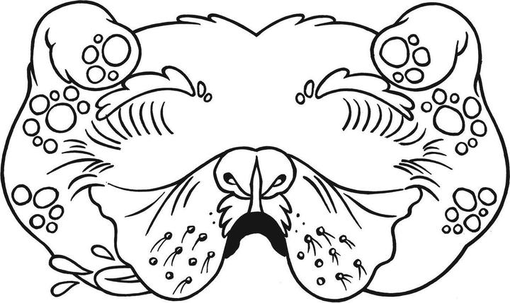 Produktbild Lustige Masken zum Ausmalen