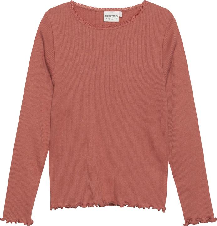 Minymo MIT-shirt LS Rib - 123236