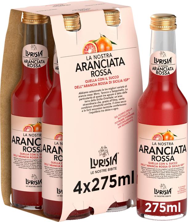Image du produit Lurisia Aranciata Rossa 4 x 0.275L (4 x 27,5 cl)