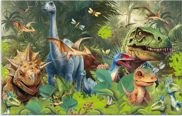 Produktbild Herma 3 Schreibtischunterlagen Karton Dino World (55 x 35 cm)