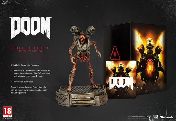 Produktbild Bethesda Doom - Collectors Edition (Xbox Series X, Xbox One X)