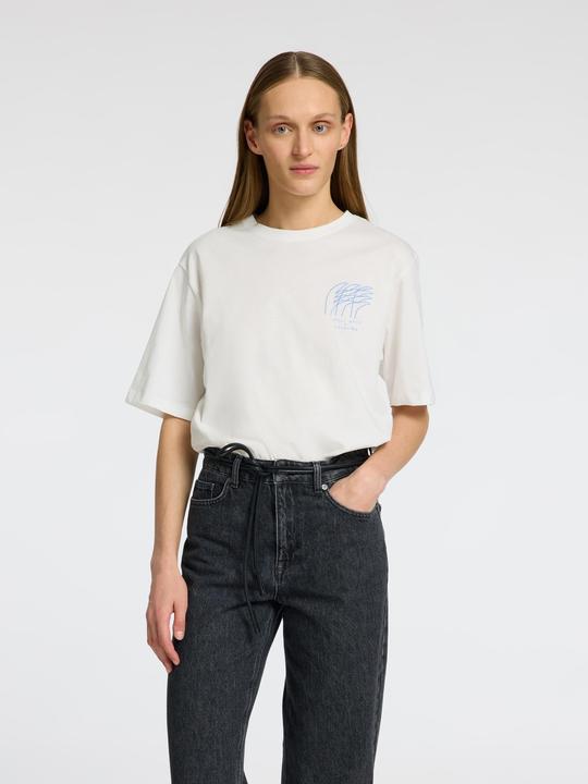 Immagine prodotto Selected Femme Besticktes T-Shirt mit Rundhalsausschnitt (M)