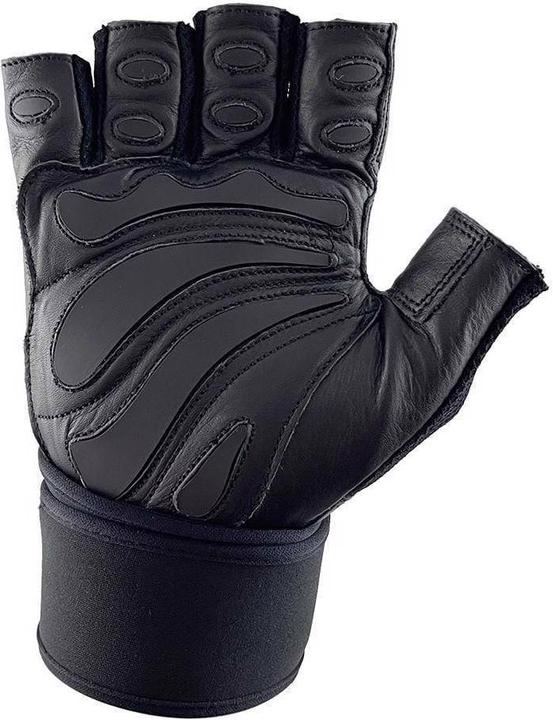 Actual product image Schiek Ronnie Coleman Leather Lifting Gloves Black (S)