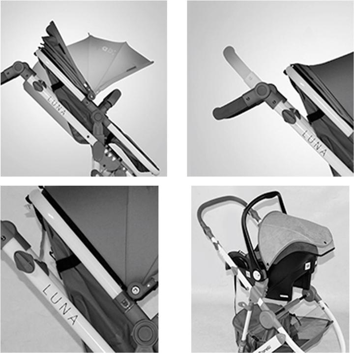 Produktbild Lorelli Kombikinderwagen Luna 2 in 1