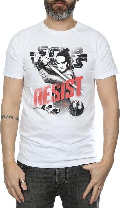 Image du produit Star Wars - T-shirt THE LAST JEDI REY RESIST - Homme (XXL)