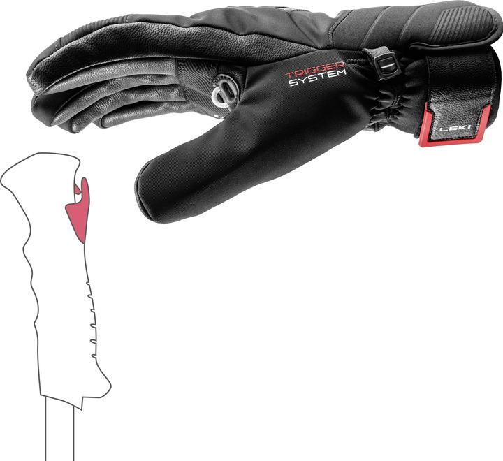 Image du produit Leki LE RĘK Falcon 3D noir/rouge 9.5 (9.5)
