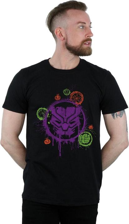 Produktbild Avengers Panther Halloween Icon TShirt (L)