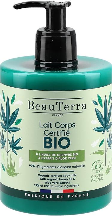 Immagine prodotto BeauTerra Latte Corpo Canapa e Aloe Vera Biologico Fl 500 ml (Latte corpo, 500 ml)