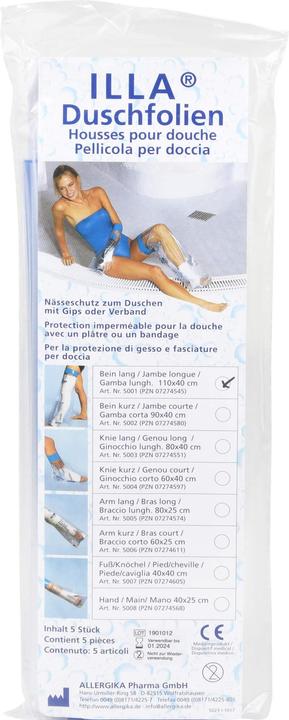 Produktbild Illa Dusch Schutzfolie 110x40cm Bein (Duschen / Baden)