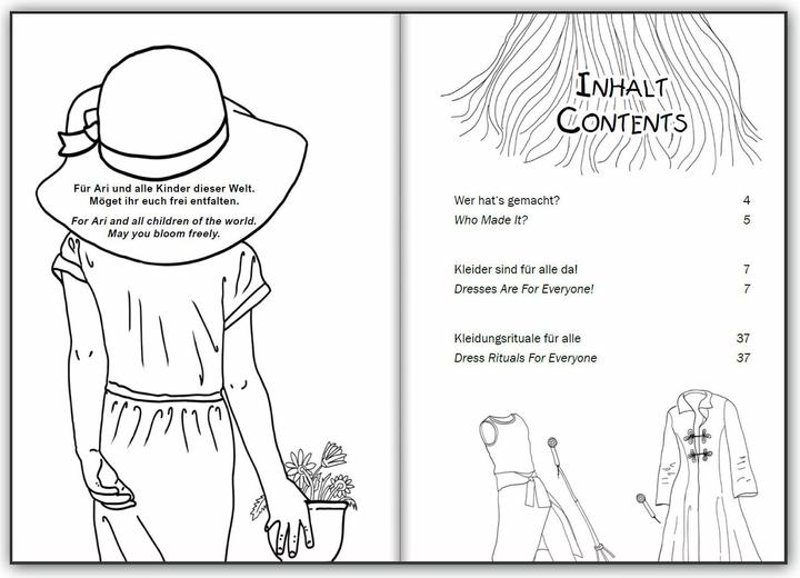 Produktbild Kleider sind für alle da! Das Kinderbuch für eine kunterbunte Kleidungswahl, egal wer du bist. (Englisch, Deutsch, Sarah Herbig-Buttula, Anika Slawinski, 2023)