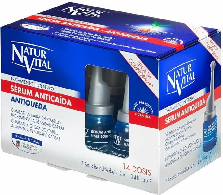 Actual product image NaturVital SERUM ANTICAÍDA tratamiento intensivo 7 ampollas x 12 ml (84 ml)