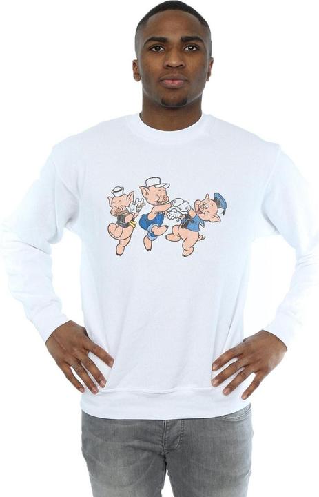 Immagine prodotto Disney Three Little Pigs Having Fun Felpa Uomo (S)