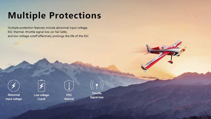 Image du produit Hobbywing Skywalker V2 60A 3-6s, 7A BEC