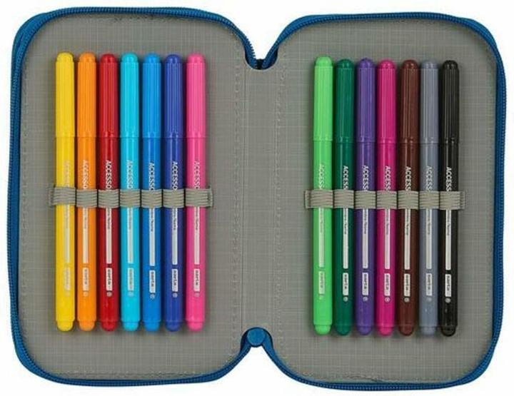 Image du produit Safta Sac à ressort double BlackFit8 M854 bleu foncé 12,5 x 19,5 x 4 cm (28 pièces)