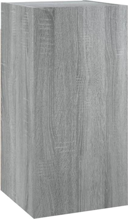 Actual product image VidaXL 4-tlg. TV-Schrank-Set Grau Sonoma Holzwerkstoff,Farbe: Grau (30 x 30 x 110 cm)