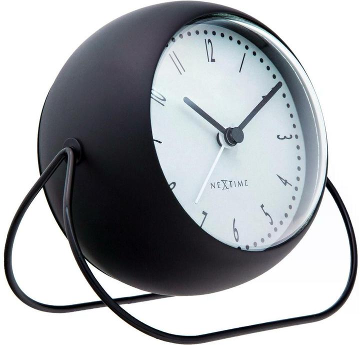 Produktbild Nextime Klassischer Wecker Bubble Schwarz, Funktionen: Alarm