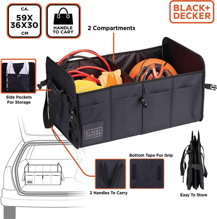 Immagine prodotto Black & Decker Organizzatore per baule auto medio