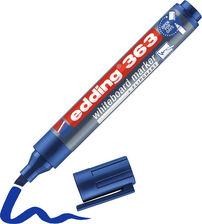 Image du produit Edding Marqueur pour tableau blanc 363 (Bleu, Gris, 1 mm, 1 x)
