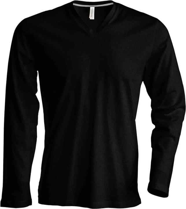 Actual product image Kariban Tshirt Slim Fit Long Sleeve V Neckline (3XL)