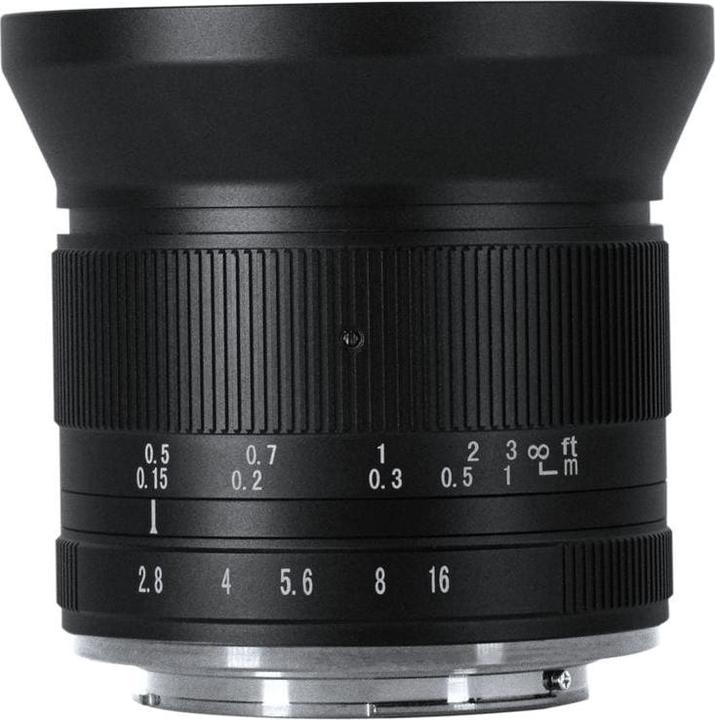 Immagine prodotto 7artisans Lunghezza focale fissa 12mm F/2.8 MKII - Canon EF-M (Canon EF-M, APS-C / DX)