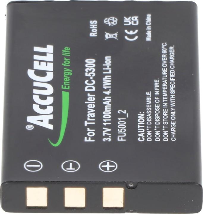 Actual product image Pentax Battery D-L12, D-li2, Optio 330, 430 (Rechargeable battery)
