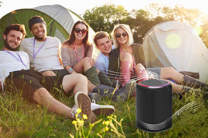Produktbild Gembird SPEAKER BLUETOOTH/BLACK SPK-BT-LED-08S