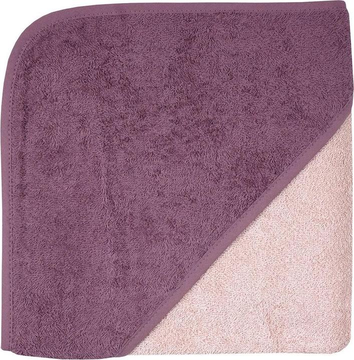 Image du produit Serviettes de bain et essuie-mains à capuche Serviette de bain à capuche 80 x 80 cm - unie rose