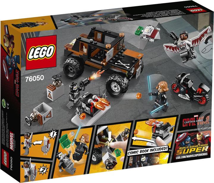 Image du produit LEGO Marvel Super Heroes L'attaque toxique de Crossbones (76050, LEGO Marvel)