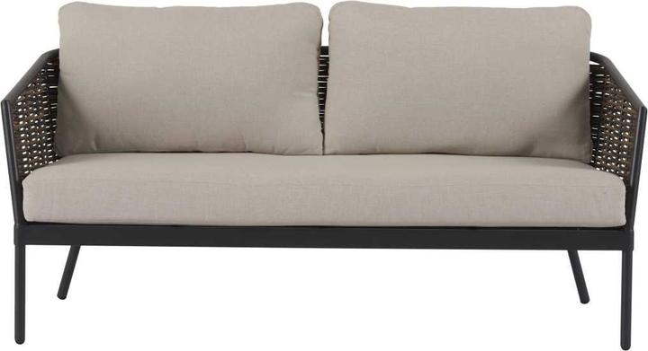 Immagine prodotto Schou Set da salotto Daniela, 4 pezzi, nero/grigio
