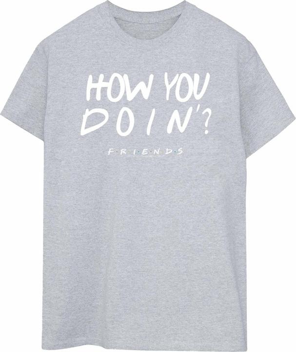 Friends How You Doin? Boyfriend Fit TShirt (M)