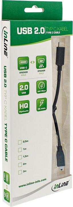 Actual product image InLine USB 2.0 cable (1.50 m, USB 2.0)