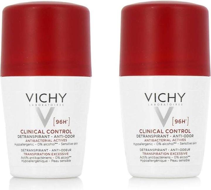 Produktbild Vichy 2er-Set Deodorants Clinical Control 96h - 2 x 50 ml (Roll-on, 100 ml)