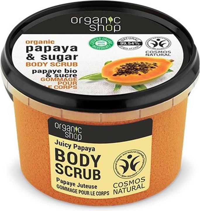 Immagine prodotto Organic Shop Scrub corpo rinnovatore alla papaya e allo zucchero 250ml (250 ml)