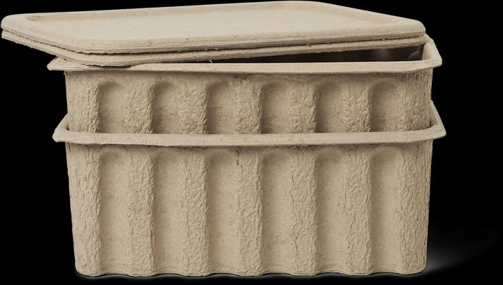 Ferm Living Boîte en pâte à papier (40 x 30 x 15 cm, 18 l)