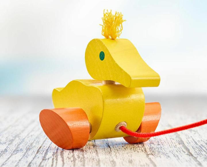 Actual product image Selecta Spielzeug Pull-along Duck Karla 10cm **