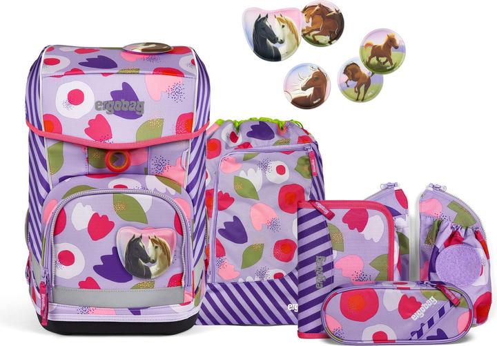 Ergobag Set de sacs d'école CUBO Light - BlütenzauBär (19 l)